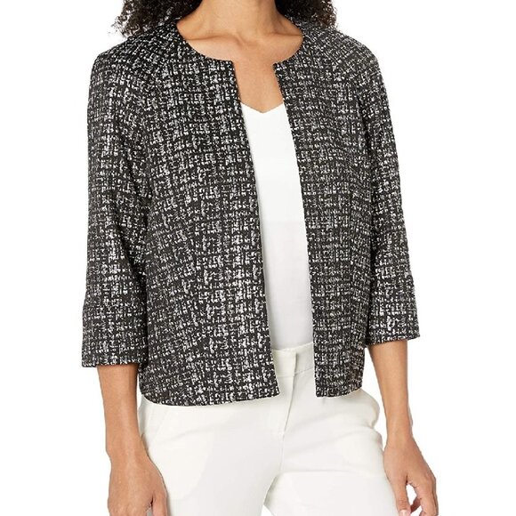 Kasper Womens U-Neck Fly Away Jacket - Picture 1 of 7